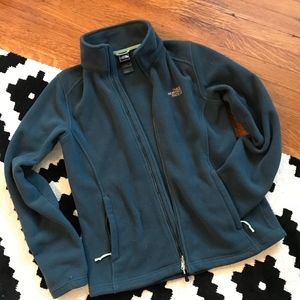 North Face fleece women's jacket blue/green - M